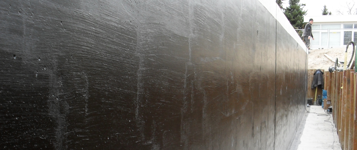 Preventieve afdichting betonwand, Eindhoven